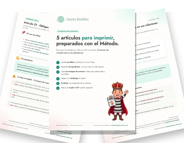 Las páginas del PDF de regalo: 5 artículos preparados con el Método